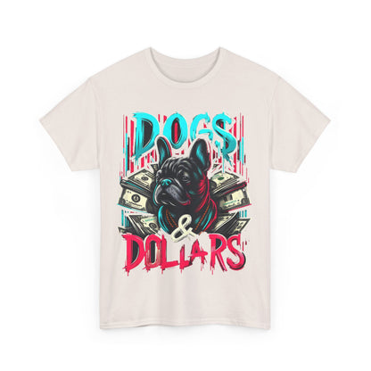 DOGS AND DOLLARS Unisex Heavy Cotton Tee